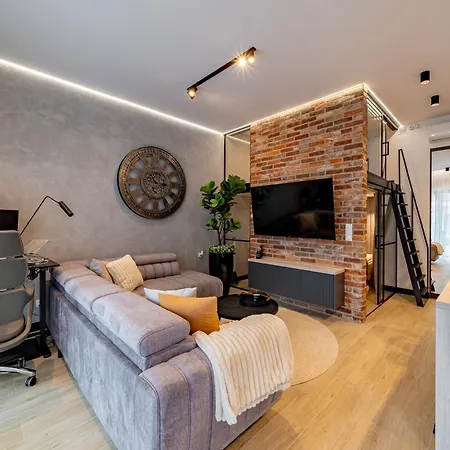 Apartment Balticsky Loft Premium, K O L O B R Z E G Basen,jacuzzi,sauna,silownia